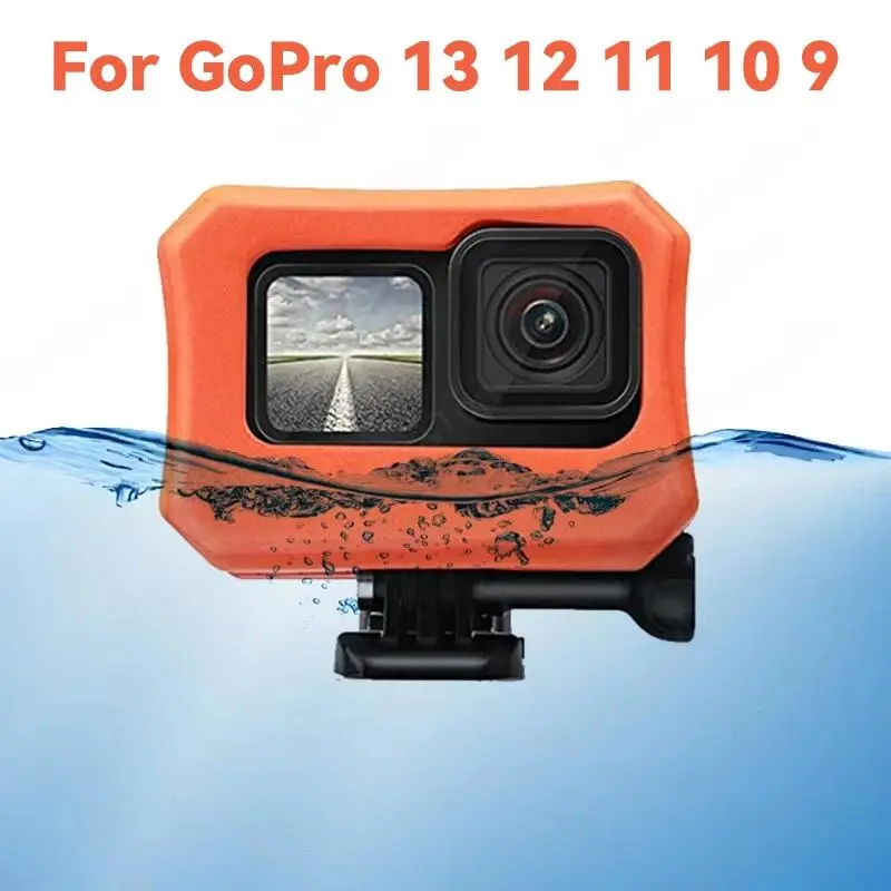Floaty Case for GoPro Hero 13 12 11 10 / Hero 9 Float Housing Case Cover for Camera Anti-Sink Floating For Gopro 11 Accessory