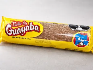 ROLLO DE GUAYABA - DULCES PIN PON - 225 GRAMS -CANDY GUAVA ROLL - PRODUCT OF MEXICO