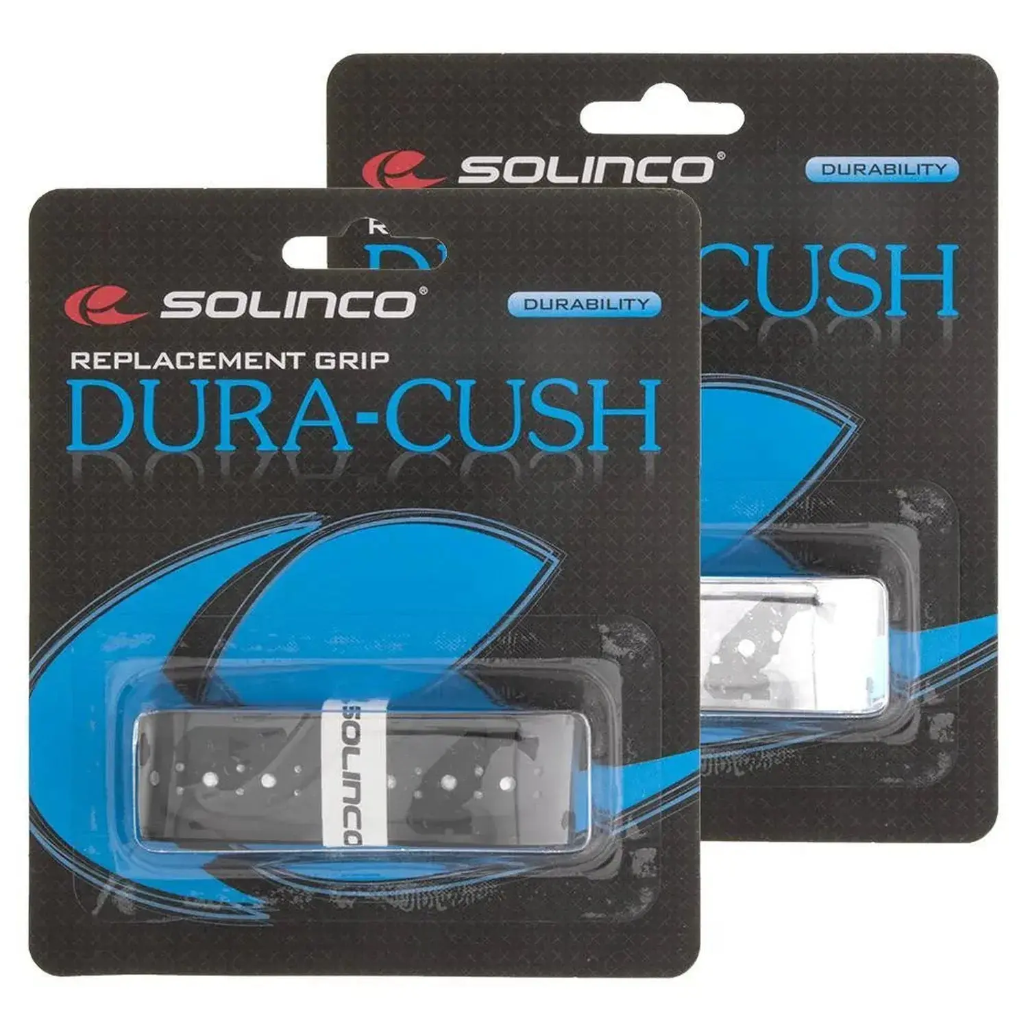 Dura-Cush Cushioned Tennis Replacement Grip, 1.8mm Tennis Equipment, Perforated Top Racket Grip, Cushioned Grip