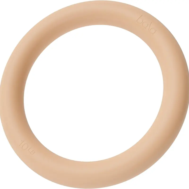 Bala Power Ring Body Weight - 5lbs,10lbs Baby-Soft Silicone-Wrapped Recycled Steel Ergonomic Home Fitness Equipment for Strength Training, Resistance Training, Agility Boost