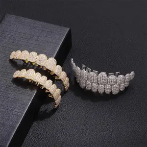 Braces Hip-hop Style 5A Hard Zirconia with Exquisite Inlays Star Model for Halloween Parties Tooth Decoration