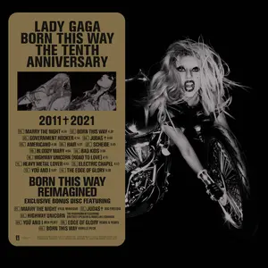 Lady Gaga - Born This Way The Tenth Anniversary  [VINYL RECORD - LP] Anniversary Ed