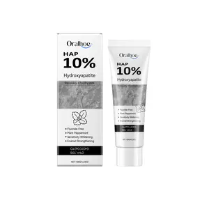 HAP Hydroxypatite Toothpaste - Fluoride Free Enamel Repair Oral Care, Toothpaste Alternative for Teeth Remineralization, Sensitivity Relief and Fresh Breath