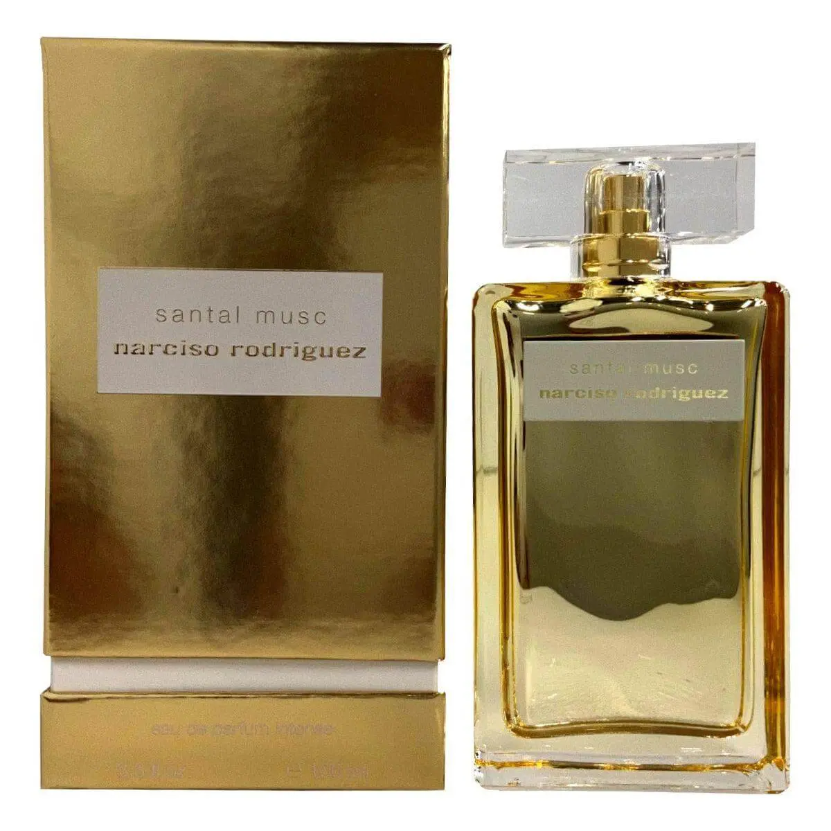 Narciso Rodriguez Santal Musc Intense Eau de Parfum for Women, Floral Oriental Fragrance with Sandalwood & Musk, 100 ml Bottle, Single Item, Women's Fragrance, Musk Base, Feminine Energy