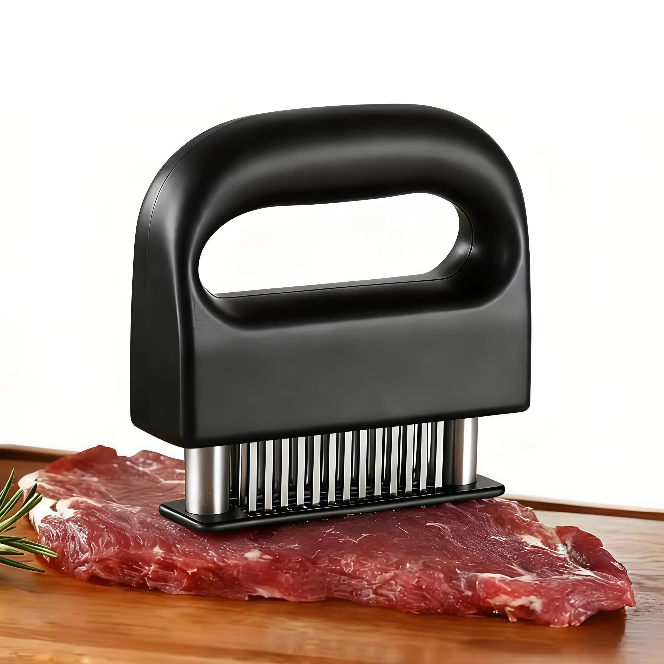 Meat Tenderizer, Meat Tenderizer Tool with 48 Stainless Steel Ultra Sharp Needle Blades Kitchen Cooking Gadgets for Tenderizing Beef, Turkey, Fish, BBQ, Pork, Fish