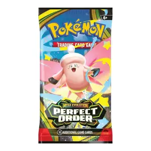 Pokémon TCG: Perfect Order Booster Pack - Sealed Pack with Randomized Cards Including Rare Holo & Ultra Rare Cards for Collectors