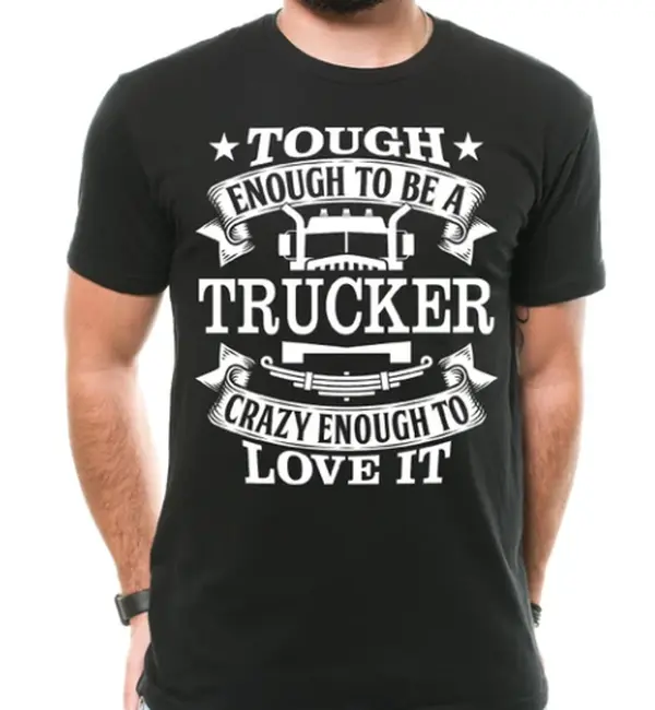 Mens Trucker T-shirt Truck Driver Gifts Funny Trucker Shirts Truck Driver Tee Shirt Driver Gifts Trucking Gifts Funny Shirt For Men Him Dad