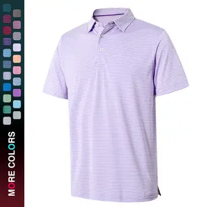 M MAELREG Men's Striped Polo Shirt Short Sleeve Casual Stylish Summer Outfit Trendy Look SpringStatements