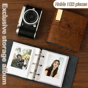 100 pockets for Fujifilm Instax Mini Camera，Mini instant film photo album ，For Instax Mini 12 11 9 40 90 8 7 Evo LiPlay Instant Camera, 2x3 Photo Album