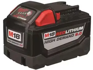 Milwaukee 18Ah 9.0Ah 48-11-1890 M18 XC9.0 Extended Capacity RedLithium High Demand Battery Packs for Power Tools