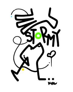 DOGS! with custom hand drawn names 24" x 30" poster