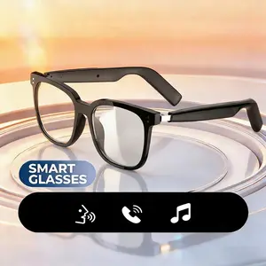 Smart Touch Glasses Music Glasses for Men and Women, Fashion Glasses for Unisex, Smart UV Protection Glasses with 2 Audio Speakers, Polarized Glasses for Driving, Multifunctional Glasses for Sports and Birthday Gifts Glasses, Wireless Audio Glasses