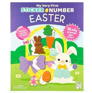 My Very First Sticker by Number Easter - Sticker Activity Book for Kids with Pull Paperback – Sticker Book, November 29, 2022