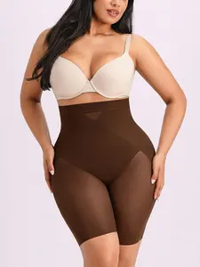 Shapellx BOOT-YEAH MeshSmooth X-Compression Tummy Control Hip-Lifting All-Day Shaping High-Waist Mid Leg Thigh Shaping Breathable Mesh Short