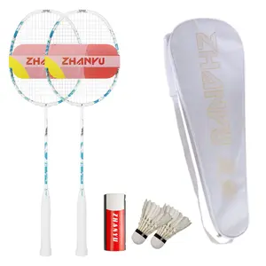 Badminton Set,Badminton Racquet,Badminton Rackets,Badminton Racket Set,All Carbon Fiber, 2 Badminton Rackets＆2 Badminton Balls＆1 Bag,Suitable For Fitness And Professional Training