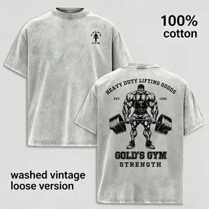 Men's Vintage Washed Heavy Lifting Graphic T-Shirt 100% Cotton Oversized Gym Workout Tee Bodybuilding Fitness Training Shirt Strength Athlete Graphic Casual Streetwear Summer Short Sleeve Top Gift for Gym Lovers Menswear Tshirt Crewneck Tropical