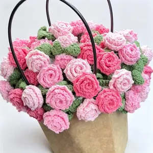 Magic 2-in-1 Convertible Crochet Flower Bouquet Blanket, Cozy Aesthetic Floral Throw, Unique 2026 Graduation & Girlfriend Gift