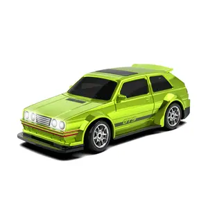 1:43 Scale 4WD Remote Control Train Toy, High-Speed Electric Toy with LED Lights, Racing & Drifting Functions, Ideal for Boys