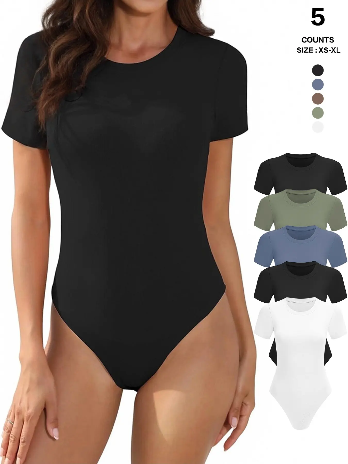 Black/Green/Blue/Black/White