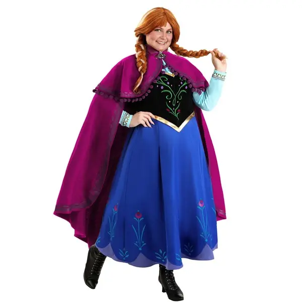 Plus Size Premium Disney Frozen Anna Costume for Women (© Disney)