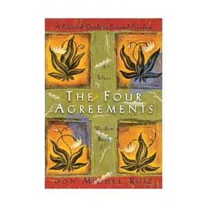 4 Agreements: A Practical Guide to Personal Freedom - A Toltec Wisdom Book, Pastel Tarot Card Guidebook