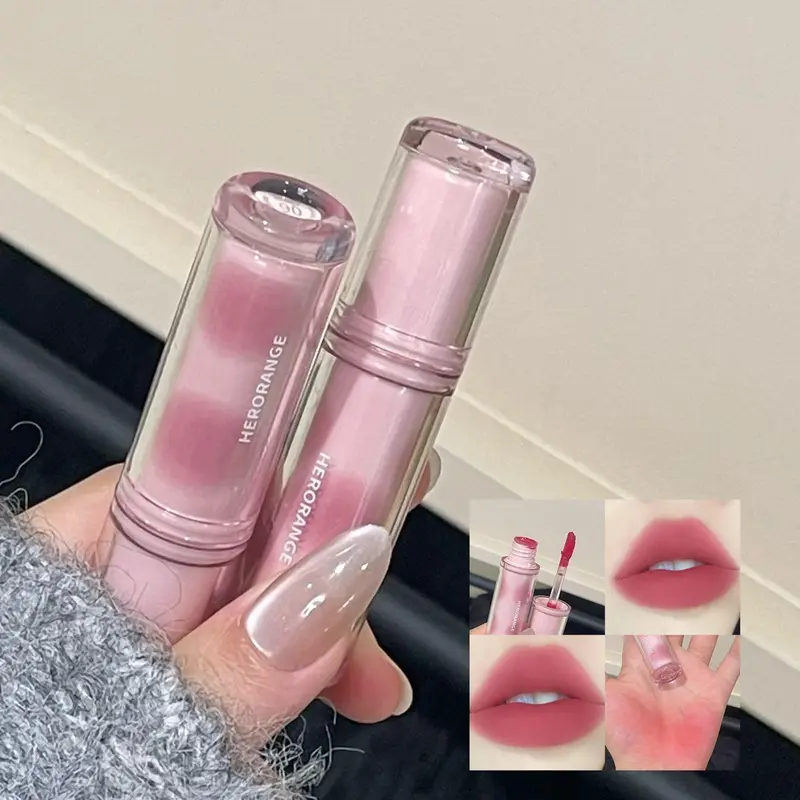 HERORANGE Velvet Matte Lip Mud for Soft Velvet Lips, Long-Lasting Hydration & High Pigmentation, Affordable Lip Color, Hydrating Lip Color for Valentine's Day