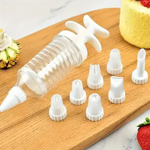 1 set of piping tips, use this ultimate cake decorating kit to create delicious masterpieces, baking supplies, Pastry Decorating Tools