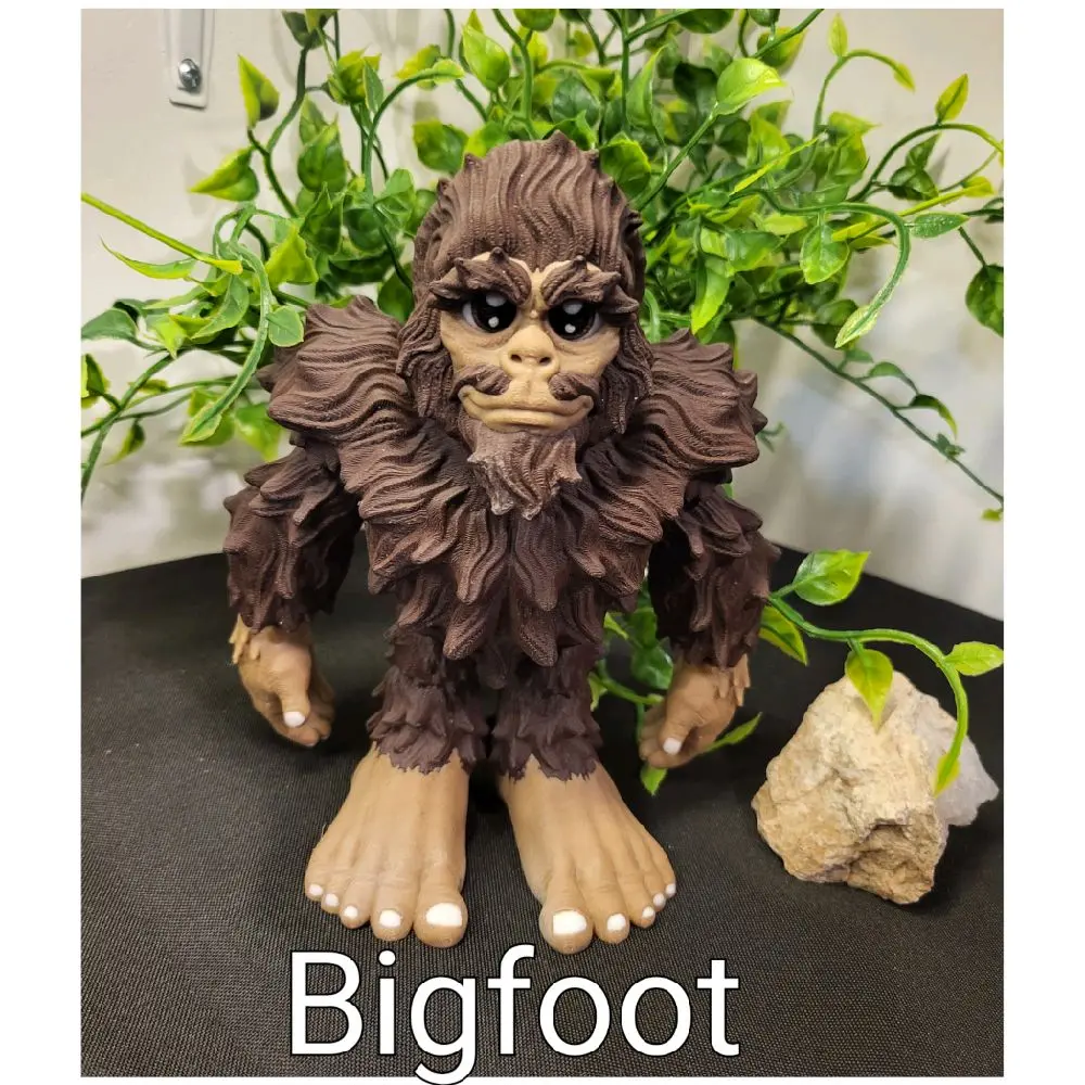 Bigfoot 3d Printed Figure - Detailed Representation of the Iconic Entity