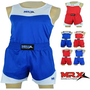 MRX Men's Boxing Uniform set for Training or Fighting Jersey & Shorts All Sizes