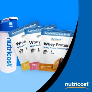 Nutricost Whey Protein Sample Pack Fitness Supplement Dietary