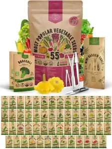 55 Vegetable Seeds Variety Pack 55 Vegetable Seeds Variety Pack