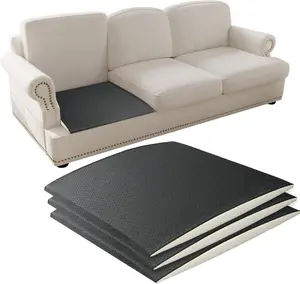 【Three Thickness Sizes】Multi-Functional Sponge Sofa Cushion Support 20x20 inches High-Density Foam Non-Slip Gray Fabric Removable Cover for Sinking Seat Cushion Support
