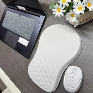 Ergonomic Mouse Pad with Wrist Rest, Non-Slip Rubber Base, Durable Edges, Smooth Surface for Gaming & Office Work, Design, Non Slip Mousepad