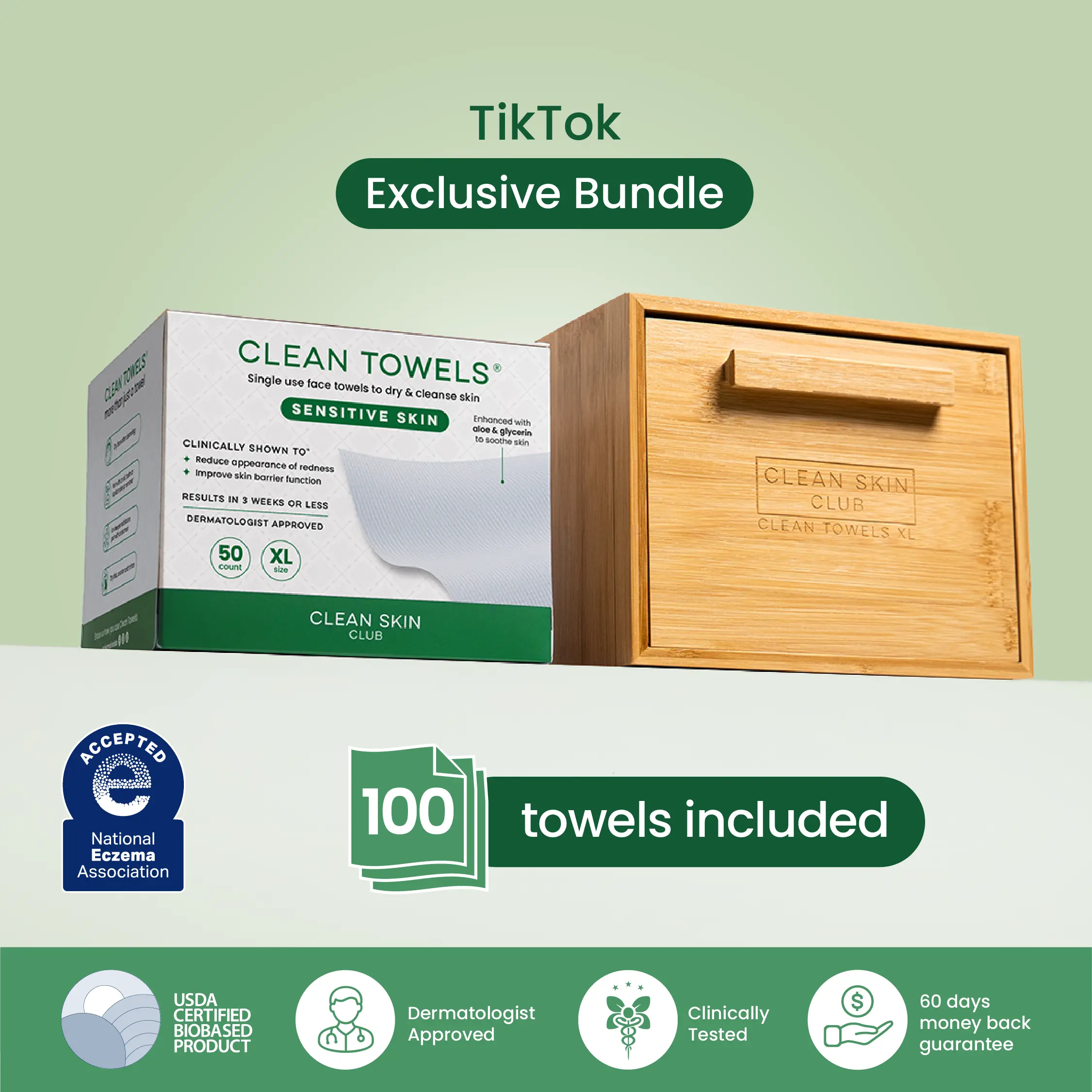 The Clean Luxe Bamboo Kit: Sensitive Skin Edition