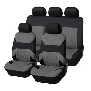Car Seat Cover Set – All-Season Universal Fit for 5-Seater Vehicles – Easy Installation for Split Front and Rear Seats – Interior Accessories for Sedans & SUVs – Car Seat Protectors