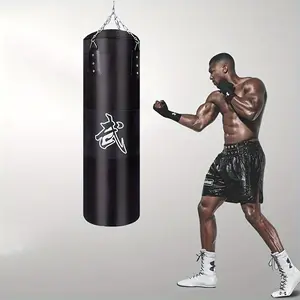 Suspension Boxing Bag with Stainless Steel Chain and Hook, Ideal for Boxing, Martial Arts, Muay Thai, Mma Training, Home Gym Equipment