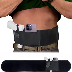 Comfort-Fit Concealed Belly Band Holster for Men & Women - Adjustable & Breathable for (Glock, Sig Sauer, S&W, Ruger, etc.) for Discreet All-Day Carry