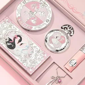 Cosmetic Sets Ballet Makeup Gift Box Cheek Blush Red Lip Glaze Eye Shadow Professional Concealer Bronzer All In One Girl Gift Daily Makeup Kit