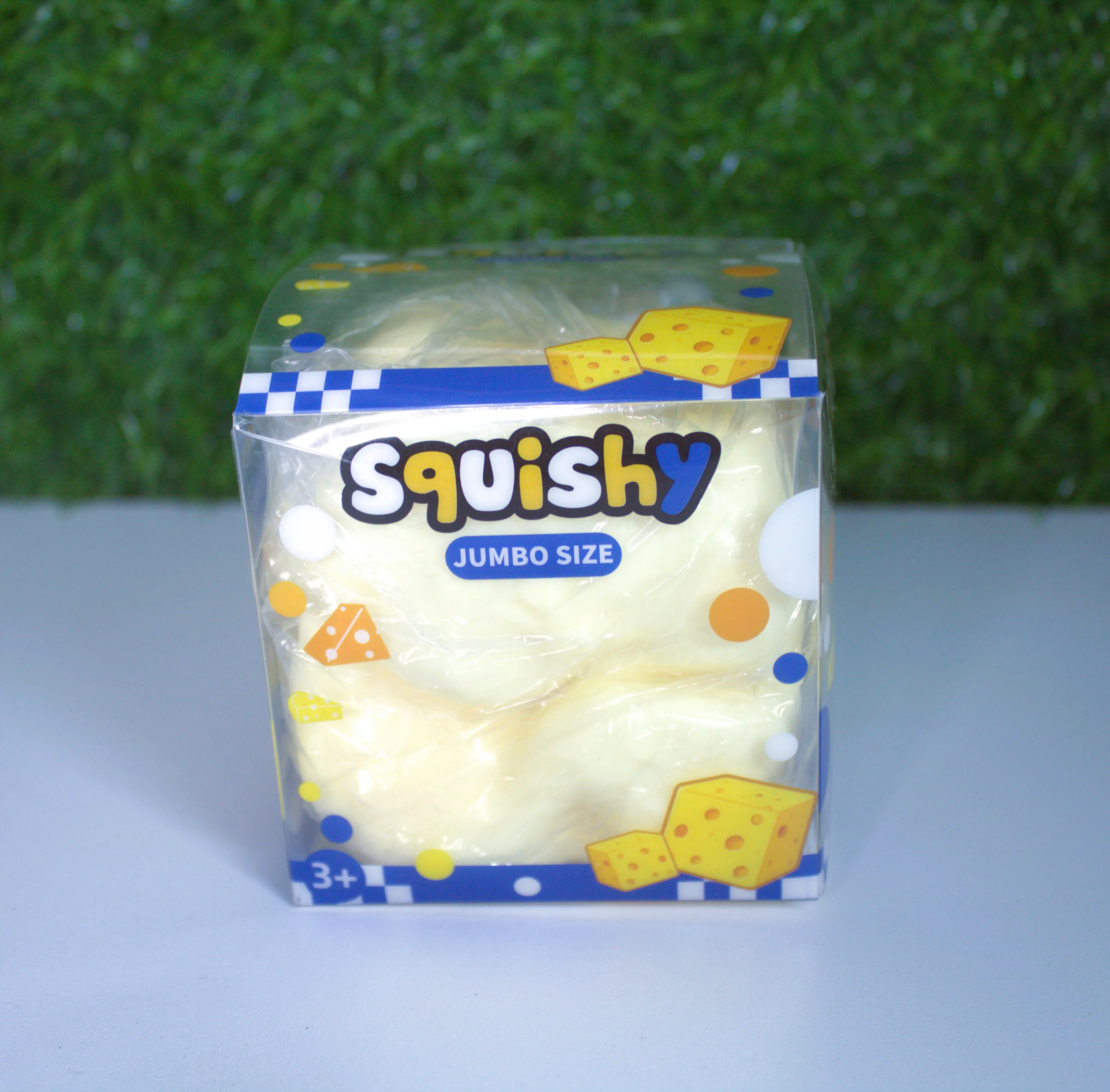 Cheese Vaseline Squishy-Yellow Squeeze Cheese Squishy - Soft Novelty Slow Rising Sensory Cheese Stress Toy