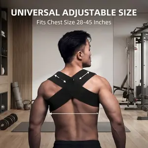 Adjustable Posture Corrector for Men & Women - Breathable Back Support Brace for Neck, Back & Shoulder Pain Relief
