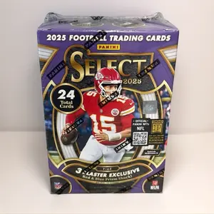 2025 Panini Select Football Red & Blue Prizm Shock Blaster Box