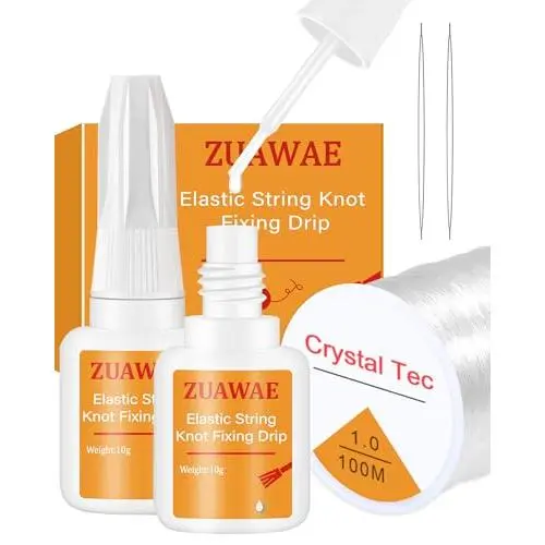 1 mm Elastic String with Jewelry Glue