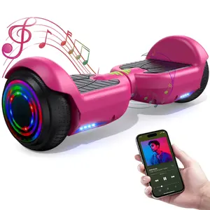 Hover Star 6.5" Two-Wheel Self Balancing Electric Scooter with LED Lights - Compact Design & Advanced Self-Balancing Technology for Easy Use