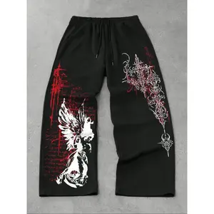 Men’s fashion streetwear jogger pants with a casual fitted design, all-season comfortable fit, stylish and trendy look for daily wear, casual sports trousers