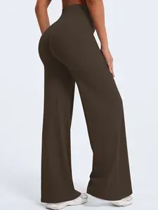 30'' Inseam Loose Casual Straight Leggings for Women, Workout Leggings Womens No Front Seam Straight Leggings High Waist Buttery Gym Yoga Pants, Yoga Pants Women High Waist Stretch Casual Soft Straight Leg Bottoms, Fitness Yoga Pants