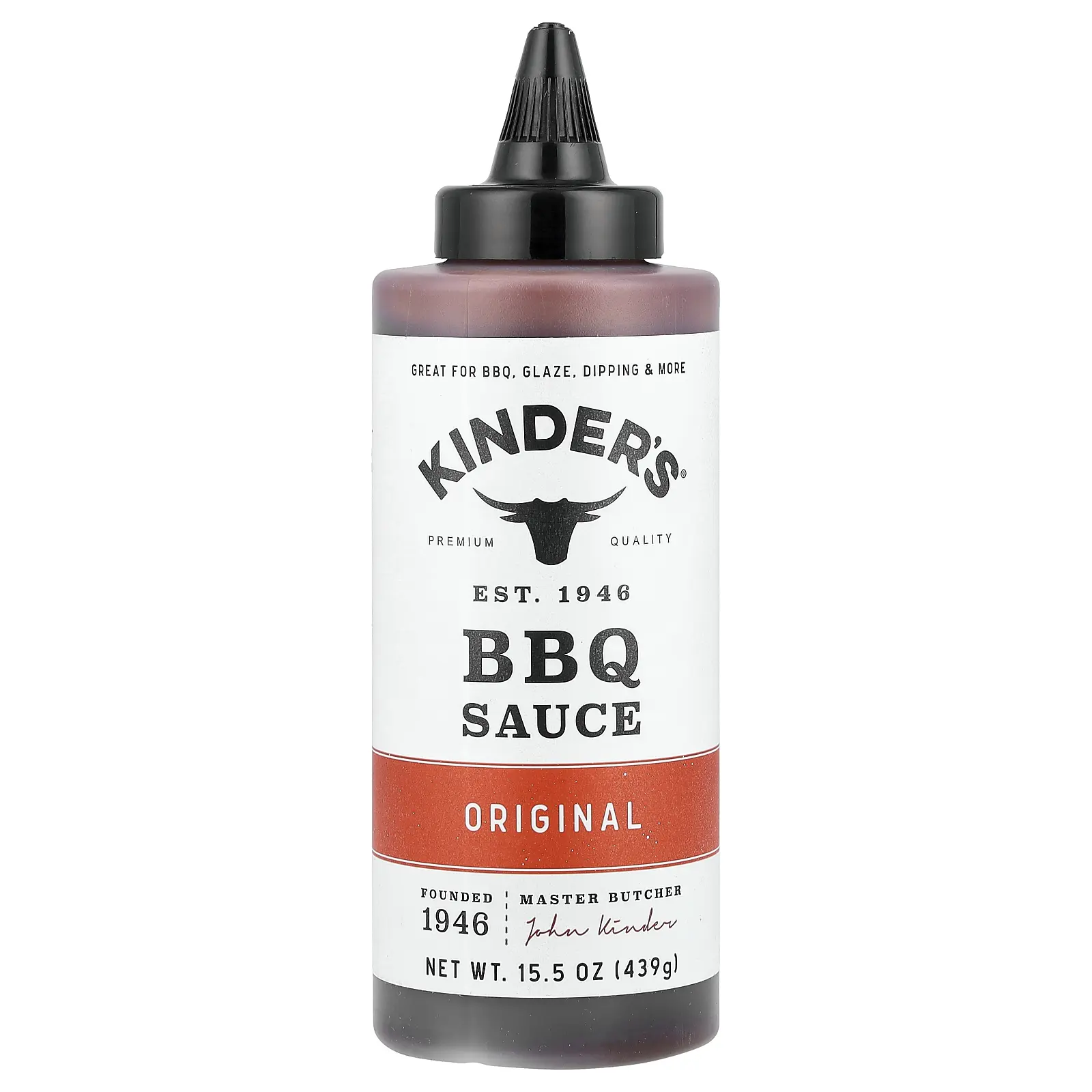 KINDER'S BBQ Sauce, Original, 15.5 oz (439 g)