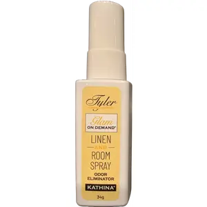 Tyler Candle Company Glam On Demand Linen & Room Freshener Spray - Kathina (1.2oz/34g) with Floral Scent, Aroma, Fragrance