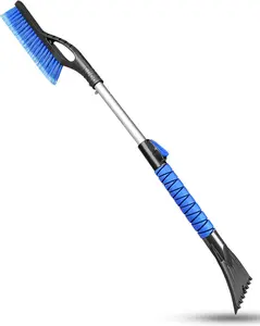 2-in-1 Snow Brush & Ice Scraper | Fast Snow Removal | Winter Car Essentia