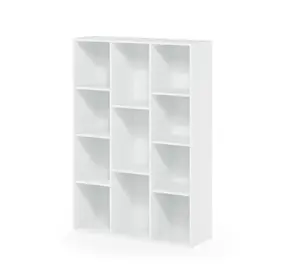 11-Cube Reversible Open Shelf Bookcase