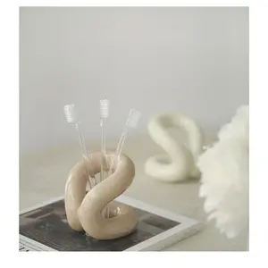 Ceramic Knot Tooth Brush Holder